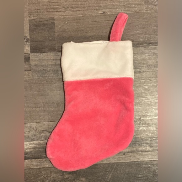 Baby’s First Christmas Pink Stocking New Without Tags - Picture 3 of 5